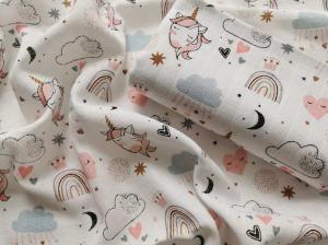 osuška Jednorožec Bavlnená tetra