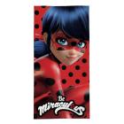 Osuška Kúzelná lienka bodka , Barva - Červená , Rozměr textilu - 70x140