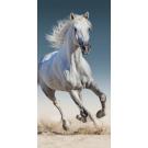 Osuška Kôň , Barva - Modro-bílá , Rozměr textilu - 70x140