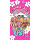 Osuška LOL Surprise Každá je Jedinečná , Barva - Malinová , Rozměr textilu - 70x140