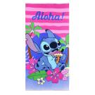 Osuška Lilo a Stitch Palmy Aloha , Barva - Malinová , Rozměr textilu - 70x140