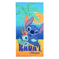 Osuška Lilo a Stitch Kava'l Hawaii , Barva - Tyrkysová , Rozměr textilu - 70x140