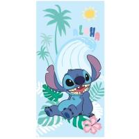 Osuška Lilo a Stitch Aloha , Barva - Světlo modrá , Rozměr textilu - 70x140