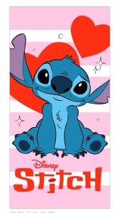 Osuška Lilo a Stitch Srdce , Barva - Ružová