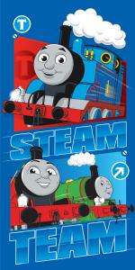 Osuška Vláčik Thomas Steam Team , Rozměr textilu - 70x140