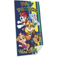 Osuška Micro Paw Patrol Help , Barva - Modrá , Rozměr textilu - 70x140