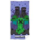 osuška Minecraft Enderman Monster , Barva - Modrá , Rozměr textilu - 70x140