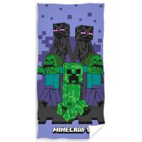 osuška Minecraft Enderman Monster , Barva - Modrá , Rozměr textilu - 70x140