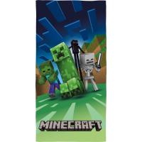 Osuška Minecraft Monsters , Barva - Modro-zelená , Rozměr textilu - 70x140