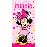 Osuška Minnie Mašle , Barva - Svetlo ružová , Rozměr textilu - 70x140
