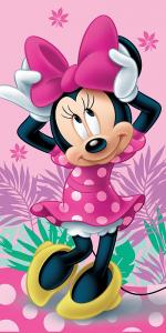 OSUŠKA MINNIE Disney , Barva - Ružová , Rozměr textilu - 70x140