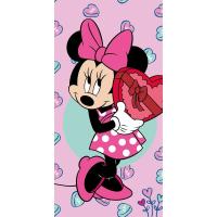 Osuška Minnie Pink , Barva - Ružová , Rozměr textilu - 70x140