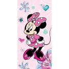 Osuška Minnie pink bow , Barva - Ružová , Rozměr textilu - 70x140