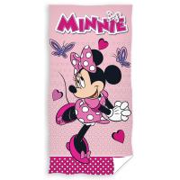 osuška Minnie slečna Zamilovaná , Barva - Ružová , Rozměr textilu - 70x140