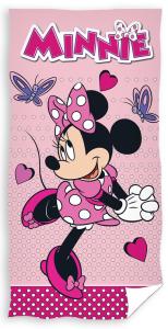 osuška Minnie slečna Zamilovaná , Barva - Ružová , Rozměr textilu - 70x140