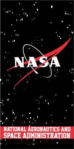 osuška NASA , Barva - Čierna , Rozměr textilu - 70x140