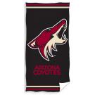 Osuška NHL Arizona Coyotes , Barva - Černo-červená , Rozměr textilu - 70x140