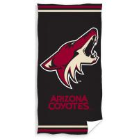 Osuška NHL Arizona Coyotes , Barva - Černo-červená , Rozměr textilu - 70x140