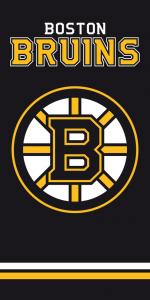 Osuška NHL Boston Bruins Black , Barva - Čierna , Rozměr textilu - 70x140