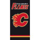 Osuška NHL Calgary Flames Black , Barva - Čierna , Rozměr textilu - 70x140