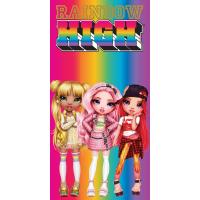 Osuška Bábiky Rainbow High Dúhová Móda , Barva - Barevná , Rozměr textilu - 70x140