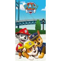 Osuška Paw Patrol most , Barva - Modrá , Rozměr textilu - 70x140