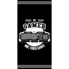 Osuška PC Gamer , Barva - Čierna , Rozměr textilu - 70x140