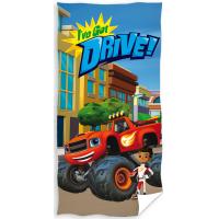 Osuška Plamienok a Štvorkoláci Drive , Barva - Barevná , Rozměr textilu - 70x140
