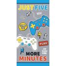 Osuška Play Game , Barva - Šedá , Rozměr textilu - 70x140