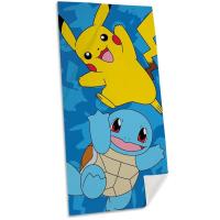 Osuška Pokémon , Barva - Modro-žltá , Rozměr textilu - 70x140