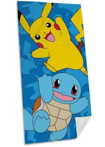 Osuška Pokémon , Barva - Modro-žltá , Rozměr textilu - 70x140
