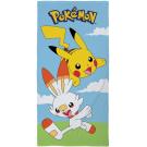 Osuška Pokémon jaro , Barva - Modrá , Rozměr textilu - 70x140
