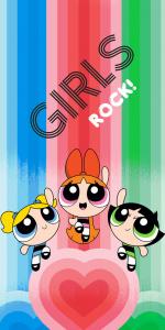 Osuška Powerpuff Girls Rock