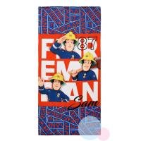 Osuška Požiarnik Sam , Barva - Modrá , Rozměr textilu - 70x140