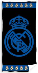Osuška Real Madrid Blue Black , Rozměr textilu - 86x160