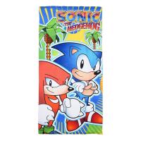 Osuška Sonic The Hedgehog , Barva - Barevná , Rozměr textilu - 70x140
