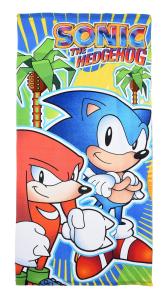 Osuška Sonic The Hedgehog , Barva - Barevná , Rozměr textilu - 70x140