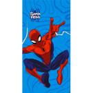 Osuška Spiderman Superhero , Barva - Modrá , Rozměr textilu - 70x140