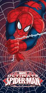 Osuška Spiderman pavučina , Barva - Modro-červená