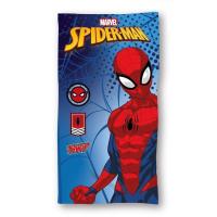 Osuška Spiderman symboly , Barva - Modro-červená , Rozměr textilu - 70x140
