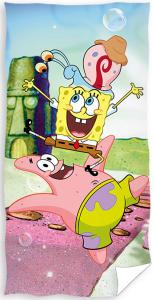 Osuška Sponge Bob a Priatelia , Rozměr textilu - 70x140