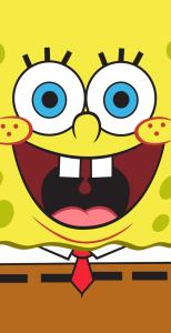 Osuška Sponge Bob Face , Rozměr textilu - 70x140