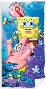 Osuška Sponge Bob Hrátky s Garym , Rozměr textilu - 70x140
