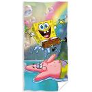 Osuška Sponge Bob Vodotrysk , Barva - Barevná , Rozměr textilu - 70x140