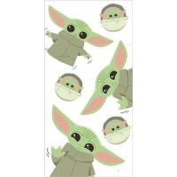 Osuška Star Wars Baby Yoda , Barva - Biela , Rozměr textilu - 70x140