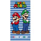osuška Super Mario a Luigi , Barva - Modrá , Rozměr textilu - 70x140
