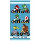 osuška Super Mario Kart , Barva - Modro-zelená , Rozměr textilu - 70x140