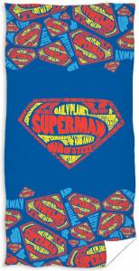 Osuška Superman Znak , Barva - Modrá , Rozměr textilu - 70x140