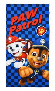 Osuška Tlapková Patrola Chase a Marshall Paw Patrol , Barva - Tmavo modrá , Rozměr textilu - 70x140