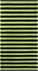 Osuška zebra , Barva - Černo-zelená , Rozměr textilu - 90x170